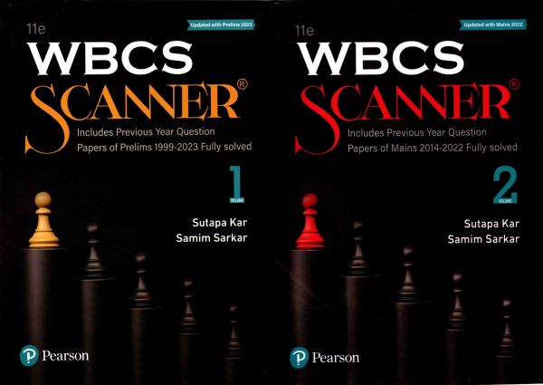 WBCS Scanner Volume 1 and 2, Includes Previous Year Question Papers of Prelims 1999-2023 Fully Solved, 11th Edition